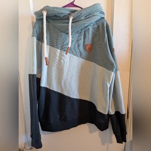 Wanakome Selene Women's Colorblock Hoodie with Rope Drawstrings